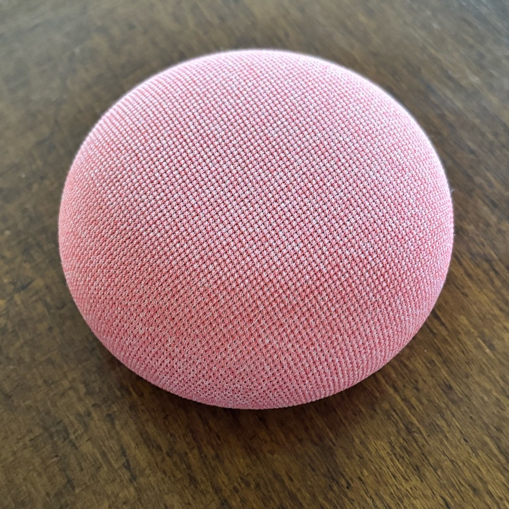 2nd generation- Google Nest mini (salmon)